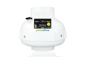 Rohrventilator PrimaKlima 2-Stufen 220/400 m³/h ø125mm