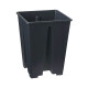 Quadratischer Pflanztopf mit Anti-Root-Rillen 5,8 L