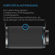 AC Infinity Aktivkohlefilter 1308m³/h ø200mm
