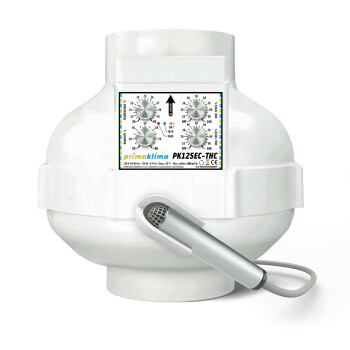 PrimaKlima EC-THC Rohrventilator Temp & Hygro Control...