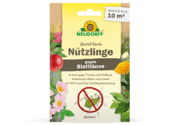 Neudorff Bestell-Karte Nützlinge Florfliegen gegen...