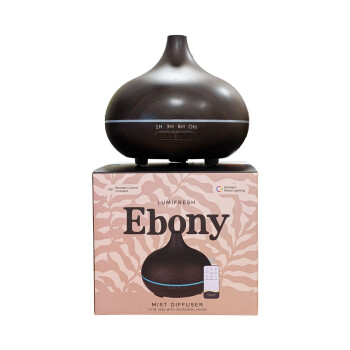 LumiFresh Aroma Diffusoren Maple & Ebony | Ultraschall Duftdiffusor 500 ml mit Fernbedienung