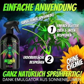 Homegrow24 Neemöl Spray 4 in 1 500ml