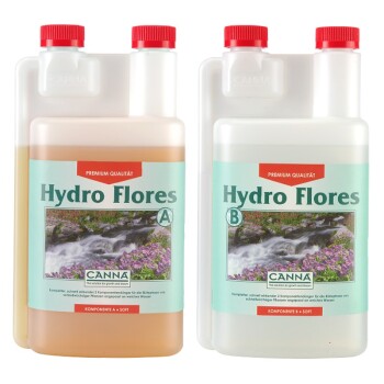 CANNA Hydro Flores A+B 1L, 5L, 10L weiches Wasser