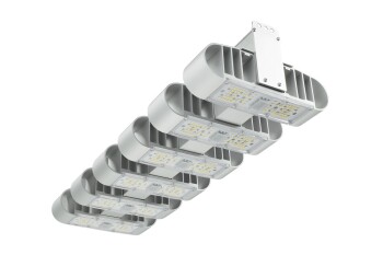 Lucilu Shuttle 6 LED-Growlampe 240 W dimmbar silber