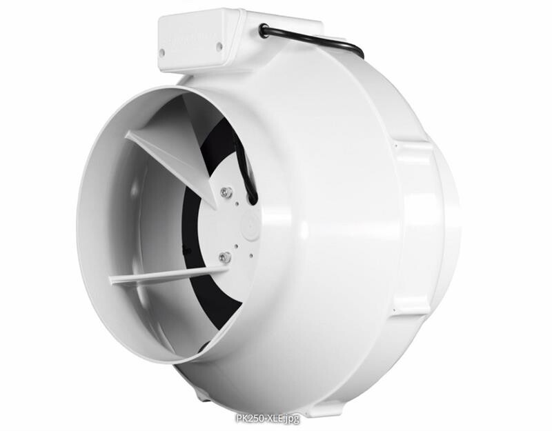 Rohrlüfter radial Lütfer Ventilator 200mm Prima Klima Rohrventilator 950cbm 