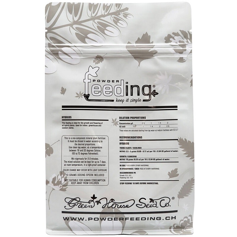 Green House Powder Feeding Hybrids – 1 Kg Mineral Dünger In Pulverform Für Hybrid-Pflanzen