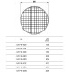 Filtereinsatz für runde Zuluftfilter Ø100mm - Ø200mm