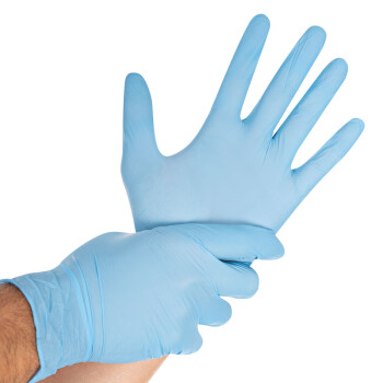 Nitril Handschuhe blau Gr. M - 100 St.