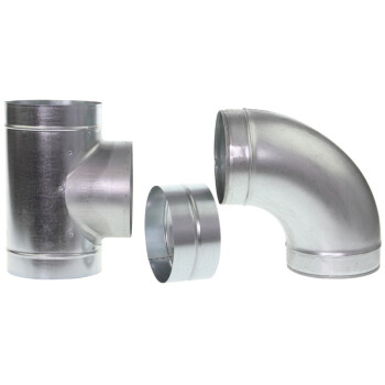 T- Stück 90° 100mm - 200mm Durchmesser