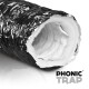 Phonic Trap schallgedämmter Lüftungsschlauch ø102mm - ø315mm, Länge 3,6,10m