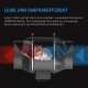 AC Infinity Cloudline Pro S6 Inline-Rohrventilator 683m³/h ø150 mm mit Drehzahlregler